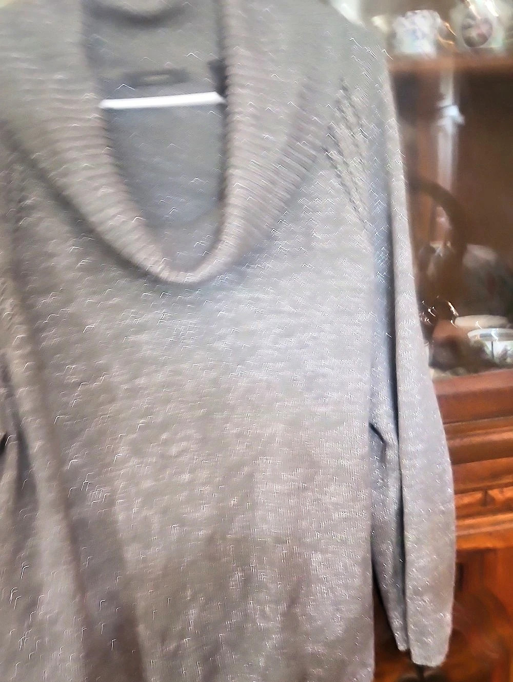 Liz Claiborne Gray Knit Sweater